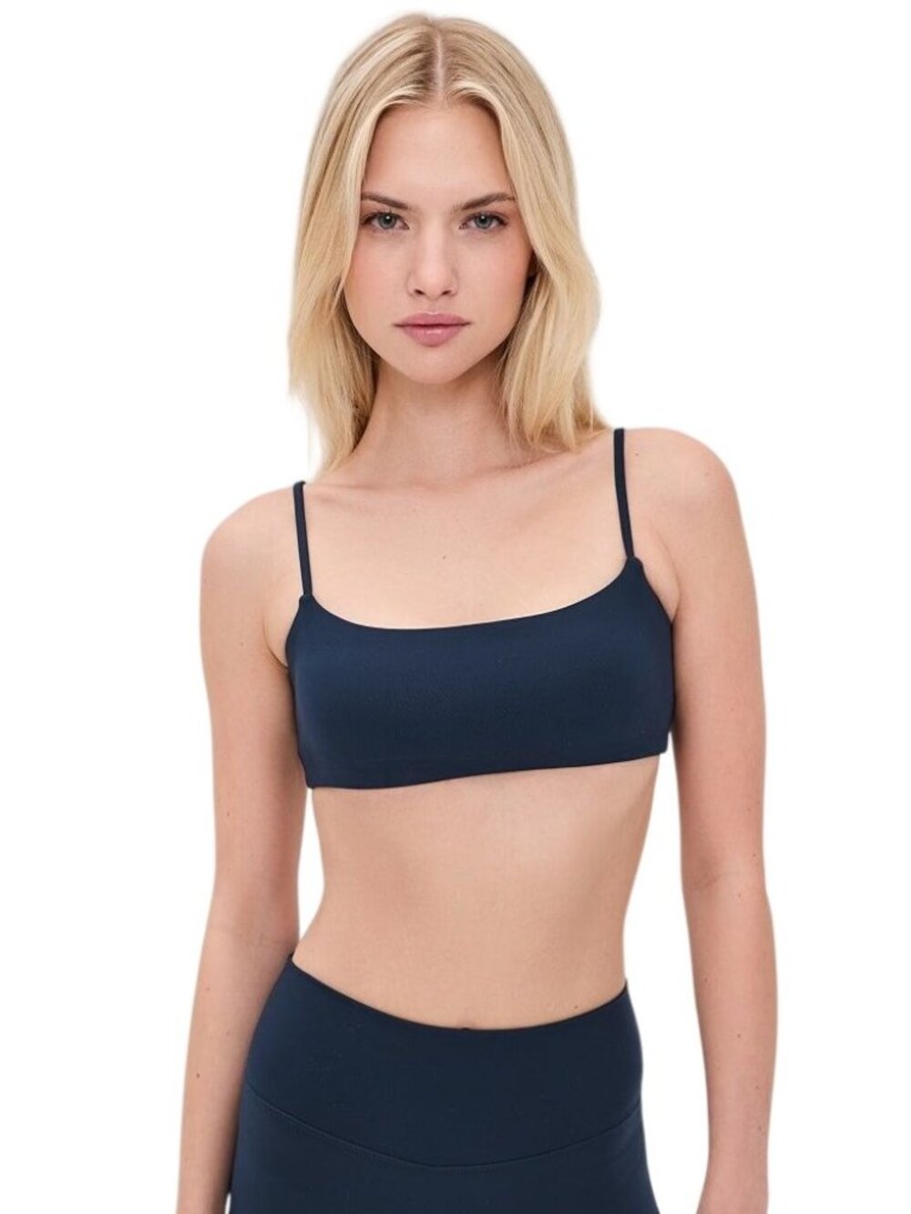 Alo Yoga Airlift Intrigue Bra in Navy Blue Large New Womens Cropped Tank Top